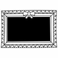 Rangoli and Festive Ribbon Border with Copy Space concept as A border frame combining a simple Rangoli pattern with a festive ribbon leaving generous copy space for text or brandin Squre vector
