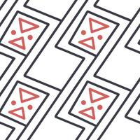 Render code driven tile motifs showcasing symbolic AI shapes gradient lines and unoccupied white for dynamic brand packaging or events concept as Overlay gradient based lines aroun Squre vector