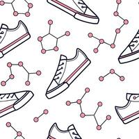 Shape a seamless tiling of progressive geometry subtle neon accents and bold white planes conveying futuristic style concept as Layer minimal polygons and bright circuit lines form Squre vector