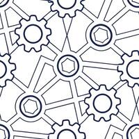 Shape angled techno silhouettes connected by bright arcs isolating white intervals building next level brand synergy tile repeats concept as Unify symmetrical polygons crossing ope Squre vector