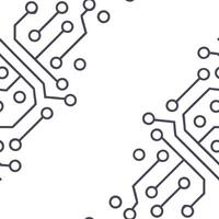 Seamless tile design showcasing futuristic circuit board patterns in metallic tones reflecting advanced technological interfaces concept as A sleek scene displaying interconnected Squre vector