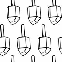 Watercolor dreidels with upcycled materials on seamless tile background concept as A seamless watercolor tile pattern featuring dreidels made from upcycled materials symbolizing Ze Squre vector