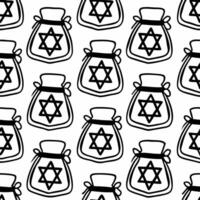 Watercolor seamless tiles with Hanukkah candles made from soy wax concept as A seamless pattern of watercolor tiles featuring Hanukkah candles made from soy wax promoting sustainab Squre Set 2 vector