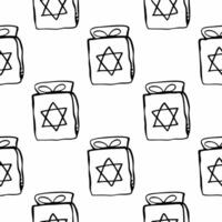 Watercolor seamless tiles with Hanukkah candles made from soy wax concept as A seamless pattern of watercolor tiles featuring Hanukkah candles made from soy wax promoting sustainab Squre Set 3 vector