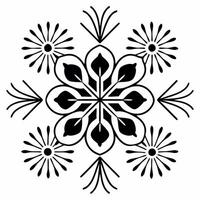Watercolor Sparklers and Rangoli Eco Patterns Tiles concept as A seamless watercolor tile design that blends sparklers and Rangoli patterns with eco friendly motifs like leaves see Squre vector