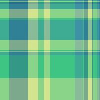 Size tartan pattern fabric, celtic textile seamless. Summer check background texture plaid in teal and pastel colors. vector
