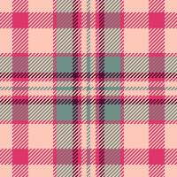 Stylish pink and gray plaid pattern. Perfect for textile design, fashion, websites, and branding projects. Offers a fresh, modern take on a classic design. vector