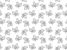 Elegant minimalist leaf pattern. Perfect for textile design, packaging, website backgrounds, or any project needing a clean, natural aesthetic. vector