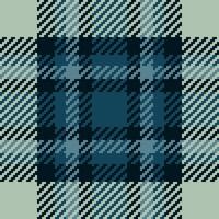 Stunning teal and navy plaid pattern. Perfect for textile design, fashion, and website backgrounds. Sophisticated, modern texture with a classic feel. vector