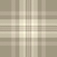 Elegant neutraltoned plaid pattern. Subtle beige and taupe hues create a sophisticated textile design perfect for fashion, home decor, or website backgrounds. vector
