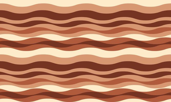 Abstract wavy lines in earthy tones create a calming, retroinspired pattern perfect for website backgrounds, textile designs, or social media graphics.