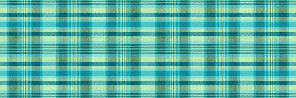 Carpet pattern seamless texture, english plaid check. Scotland textile tartan background fabric in cyan and teal colors. vector