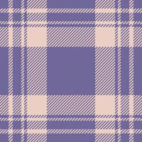 Mat tartan check, indian seamless textile texture. Expensive plaid pattern background fabric in indigo and light colors. vector