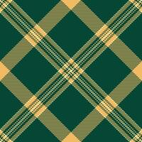 Elegant gold and forest green plaid pattern. Perfect for textile design, fashion, websites, or packaging. This sophisticated, seamless texture evokes feelings of warmth and tradition. vector