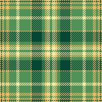 Elegant green and gold plaid pattern. Perfect for textile design, apparel, or website backgrounds. This timeless check evokes feelings of warmth and sophistication. vector
