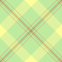 Effect check seamless , living room tartan plaid pattern. Glen texture textile fabric background in green and yellow colors. vector