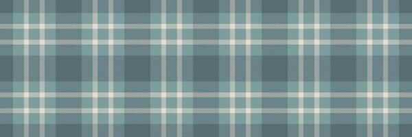 Serene teal and cream plaid pattern. Perfect for textile design, website backgrounds, or crafting projects. This classic pattern evokes feelings of calm and sophistication. vector