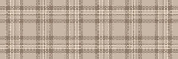 Subtle neutral plaid pattern in beige and brown tones. Perfect for textile design, website backgrounds, or print projects needing a sophisticated and calming aesthetic. vector