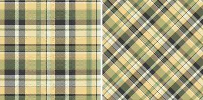 Texture plaid check of background textile pattern with a fabric tartan seamless. Set in earth colors. Elegant tablecloths for special occasions. vector