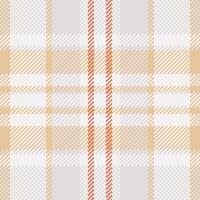 Subtle peach and grey plaid pattern. Perfect for textile design, website backgrounds, or creating a calming, minimalist aesthetic. vector