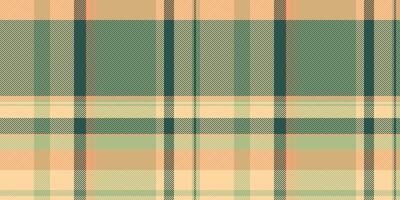 December tartan pattern background, up fabric texture plaid. Colourful seamless textile check in orange and teal colors. vector