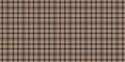 Subtle brown and beige plaid pattern, perfect for textile designs, website backgrounds, or packaging. Elegant and versatile, this seamless texture offers a sophisticated touch to any project. vector