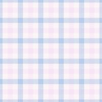 Soft pastel plaid pattern in pale blue and pink. Perfect for textile design, baby products, or delicate branding. A subtle yet charming texture ideal for backgrounds or surface patterns. vector