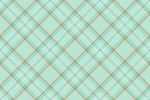 Elegant aqua and coral plaid pattern. Perfect for textile design, website backgrounds, scrapbooking, and more. This subtle yet stylish design evokes a sense of calm and sophistication. vector