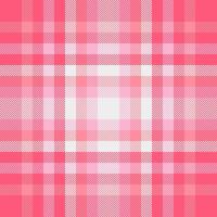 Eps check fabric background, variety tartan texture. Ireland textile plaid pattern seamless in red and light colors. vector