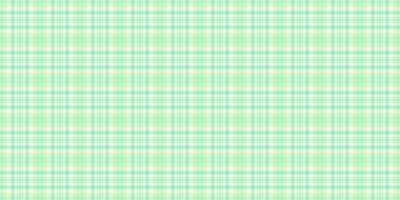 Preppy seamless check , craft background fabric tartan. Workshop plaid pattern texture textile in mint and light yellow colors. vector