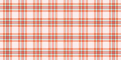 Soft coral and peach plaid pattern. Perfect for textile design, scrapbooking, website backgrounds, and more. This subtle, repeating pattern offers a fresh, modern aesthetic. vector