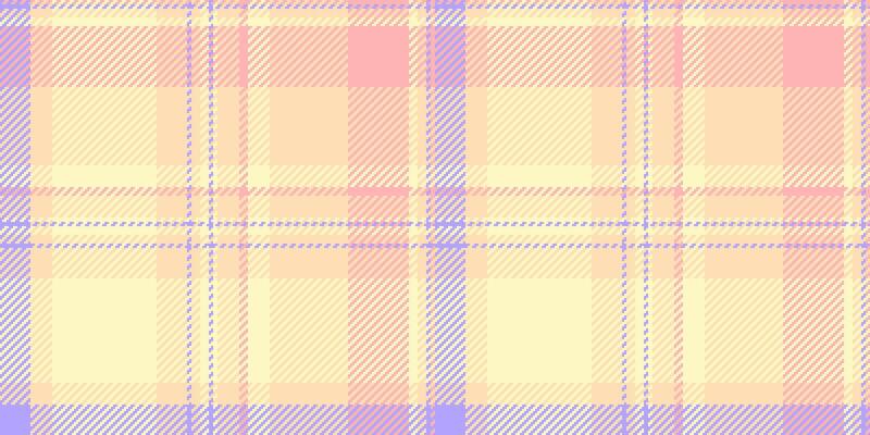 Volume fabric seamless, trend tartan textile background. Post check pattern texture plaid in light and peach puff colors.