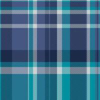 Stylish teal and navy plaid pattern. Perfect for textile design, fashion, apparel, home decor, and website backgrounds. Clean lines and vibrant colors create a modern, versatile design. vector