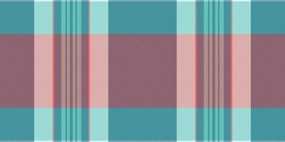 Repetition background texture pattern, idyllic fabric plaid . Mexican seamless check textile tartan in cyan and red colors. vector