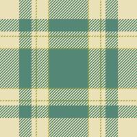 Silky seamless texture, pretty pattern check tartan. Satin textile fabric plaid background in light and mint colors. vector