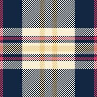 40s seamless background, spring textile plaid check. Formal texture pattern tartan fabric in dark and antique white colors. vector