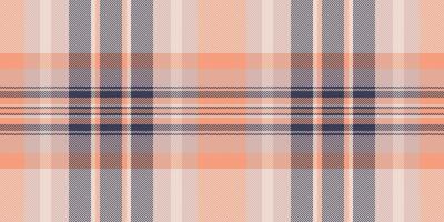 Foot plaid pattern check, unique background seamless tartan. Reel textile fabric texture in light and orange colors. vector