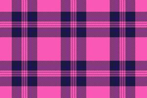 20s pattern background, dog tooth check textile plaid. Full texture fabric tartan seamless in pink and dark colors. vector