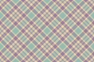 Elegant pastel plaid pattern in soft teal, mauve, and beige. Perfect for textile designs, website backgrounds, or scrapbooking projects. vector
