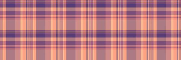 Subtle peach and purple plaid pattern. Perfect for textile design, website backgrounds, or autumnal branding. This seamless texture offers a sophisticated, understated elegance. vector