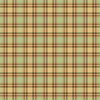 Elegant beige, green, and brown plaid pattern. Perfect for textile design, website backgrounds, or crafting projects. This subtle yet stylish texture evokes feelings of warmth and comfort. vector