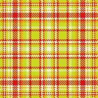 Vibrant lime green, red, and orange plaid pattern. Perfect for textile design, website backgrounds, or crafting projects. This cheerful, energetic design evokes feelings of warmth and optimism. vector