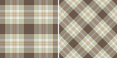 Plaid texture tartan of textile pattern check with a seamless background fabric. Set in fashionable colors. Geometric unique identity design. vector
