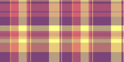 Vibrant autumnal plaid pattern in warm yellows, muted purples, and soft oranges. Perfect for fallthemed designs, textiles, or website backgrounds. vector