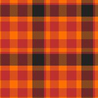 Scarf texture background check, teenage fabric pattern. Basic seamless textile tartan plaid in red and bright colors. vector