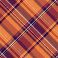 Vibrant diagonal plaid pattern in warm autumnal tones. Perfect for textile design, website backgrounds, or fallthemed projects. vector