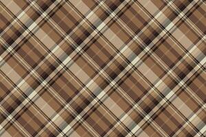 Elegant diagonal plaid pattern in earthy tones. Perfect for textile design, apparel, packaging, or website backgrounds. vector