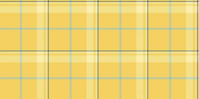 Vibrant yellow and pastel blue plaid pattern. Perfect for textile design, website backgrounds, or crafting projects. This cheerful, seamless texture evokes feelings of warmth and optimism. vector
