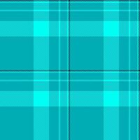 Vibrant teal and turquoise plaid pattern. Perfect for textile design, fashion, website backgrounds, or any project needing a fresh, modern feel. vector
