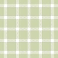 Knit texture textile plaid, classy tartan pattern fabric. Seasonal background seamless check in light and white colors. vector